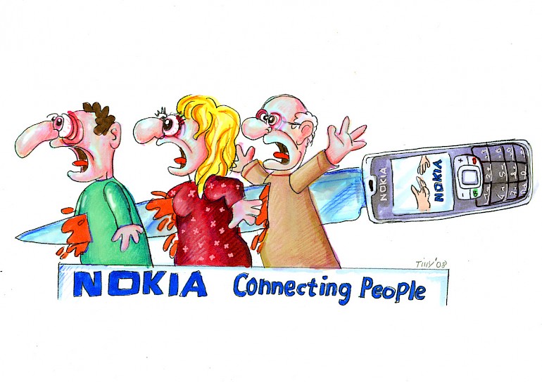 Karikatur: Nokia