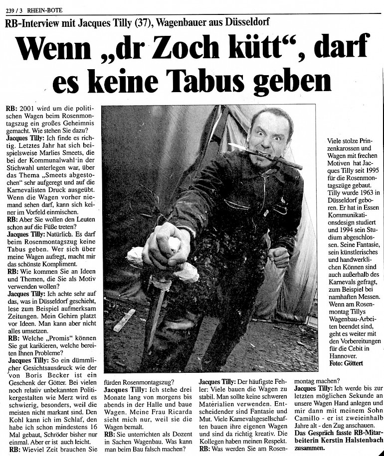 Rheinbote, 7.2.2001 Artikel im Wortlaut [/pressespiegel/bis-2003/p-2001-02-07-rb-tabus/p-2001-02-07-rb-tabus-txt/]