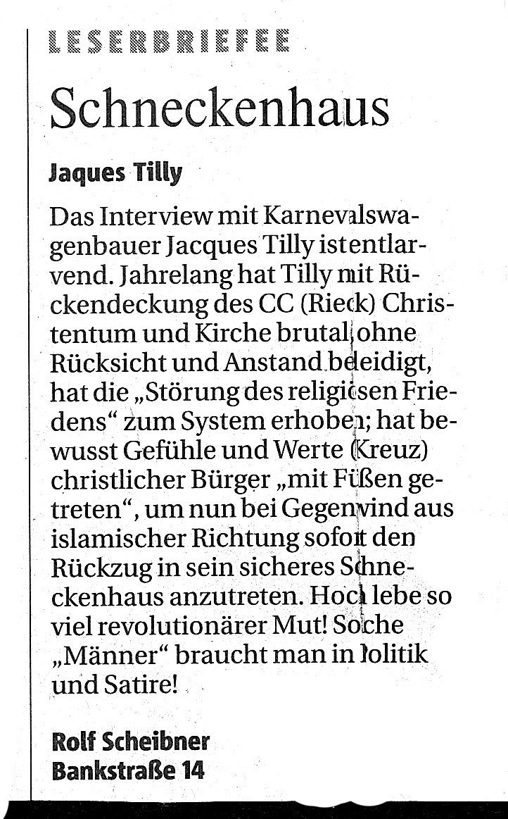 Rheinische Post, 22.2.2006