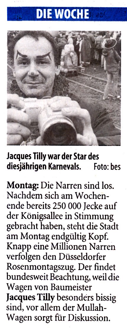 Westdeutsche Zeitung, 24.2.2007