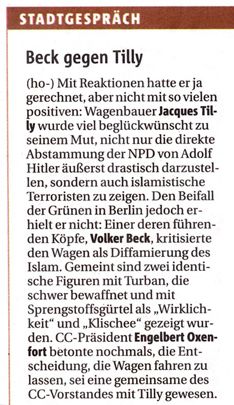 Rheinische Post, 22.2.2007