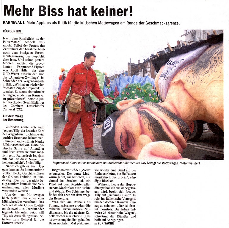 Neue Rhein Zeitung, 21.2.2007 Artikel im Wortlaut [/pressespiegel/2007/rosenmontag-2007/p-2007-02-21-nrz-mehr-biss-hat-keiner-txt/]