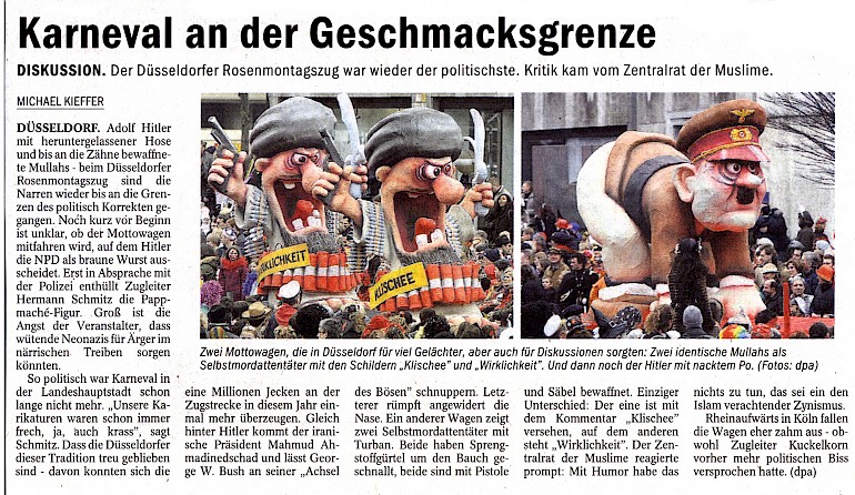 Neue Rhein Zeitung, 20.2.2007