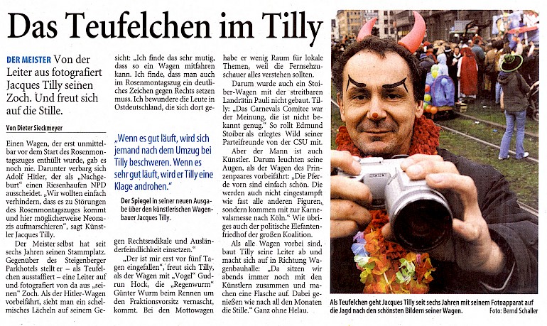 Westdeutsche Zeitung, 20.2.2007 Artikel im Wortlaut [/pressespiegel/2007/rosenmontag-2007/p-2007-02-20-wz-teufelchen-tilly-txt/]
