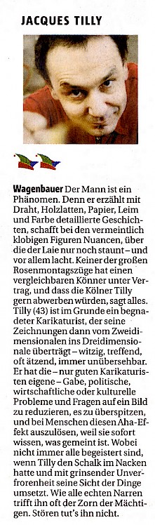 Rheinische Post, 23.1.2007 Artikel im Wortlaut [/pressespiegel/2007/p-2007-01-23-rp-phaenomen/p-2007-01-23-rp-phaenomen-txt/]