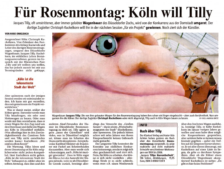Rheinische Post, 5.1.2007 Artikel im Wortlaut [/pressespiegel/2007/p-2007-01-05-rp-koeln/p-2007-01-05-rp-koeln-txt/]