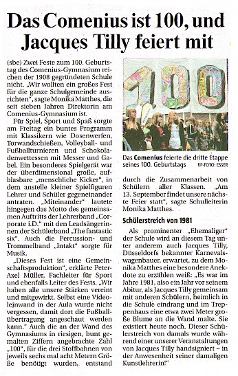 Rheinische Post, 17.6.2008
