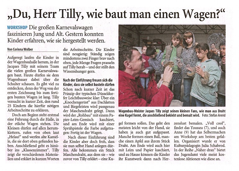 Westdeutsche Zeitung, 30.3.2009