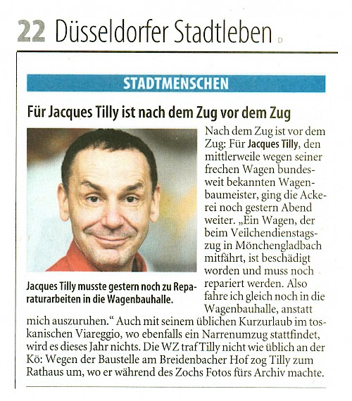 Westdeutsche Zeitung, 29.2.2009