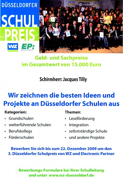 Schulpreis Flyer