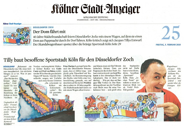 Kölner Stadtanzeiger, 5.2.2010