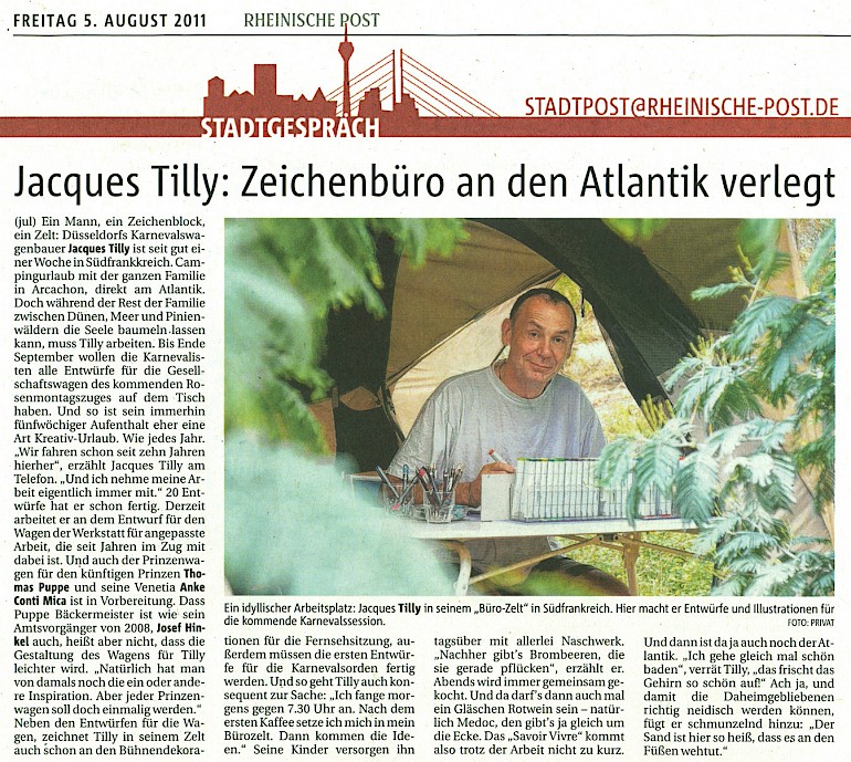 Rheinische Post, 5.8.2011
