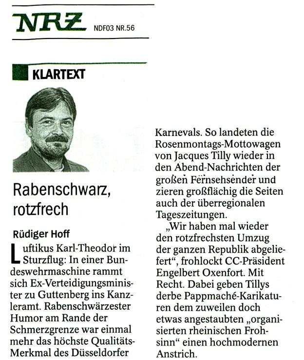Neue Rhein Zeitung, 8.3.2011