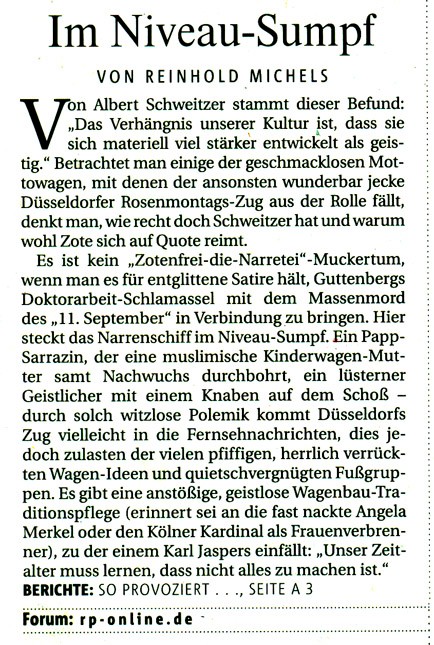 Rheinische Post, 8.3.2011