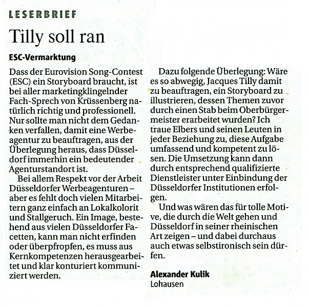 Rheinische Post, 7.1.2011