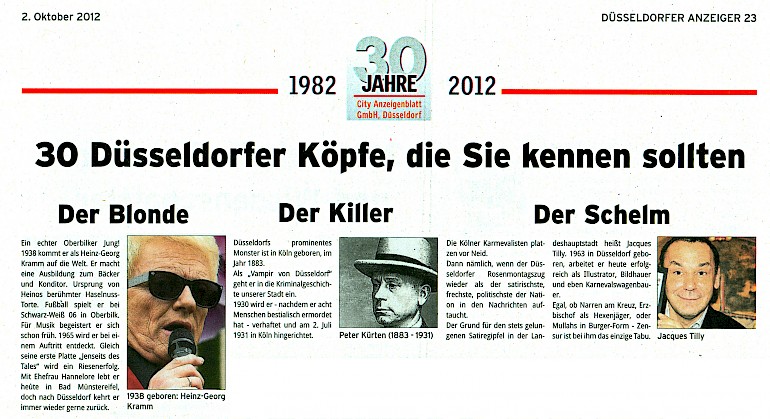 Düsseldorfer Anzeiger, 2.10.2012