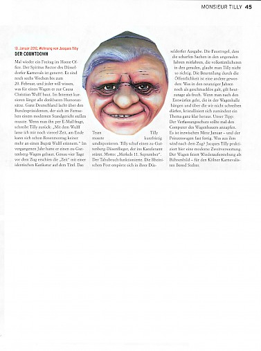 Düsseldorfer Stadtmagazin Überblick, Februar 2012, Teil 5