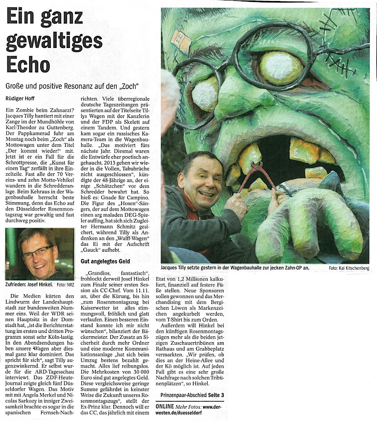 Neue Rhein Zeitung, 22.2.2012