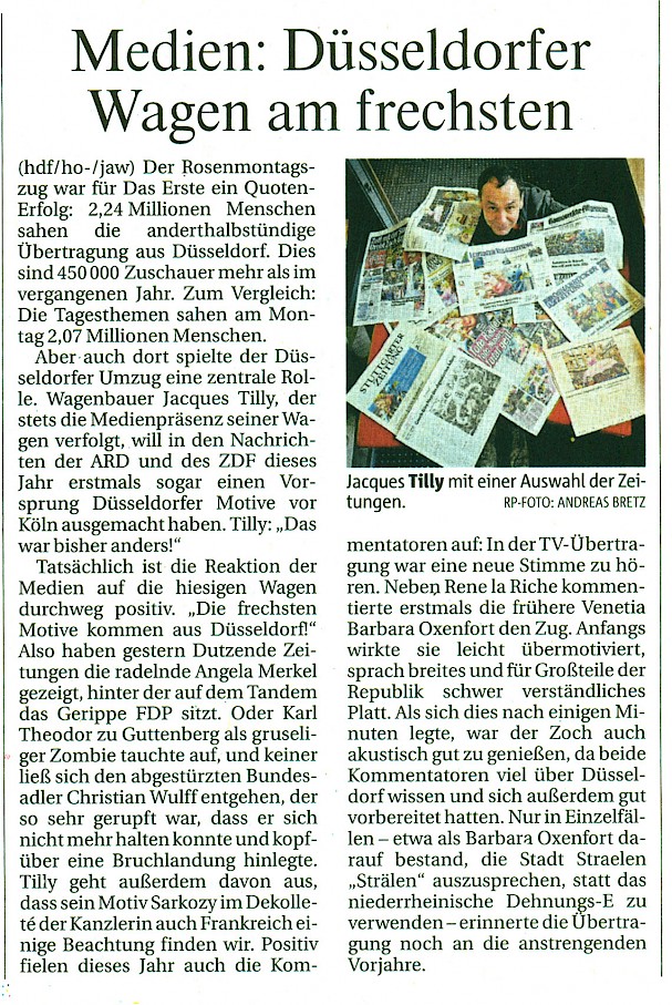 Rheinische Post, 22.2.2012