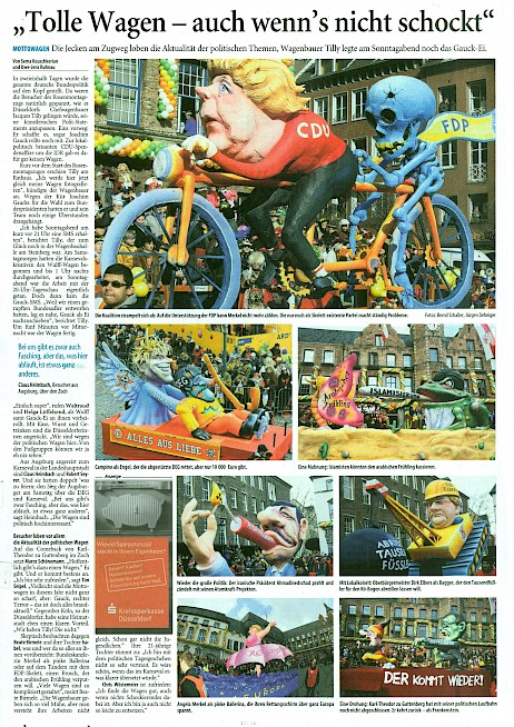 Westdeutsche Zeitung, 21.2.2012