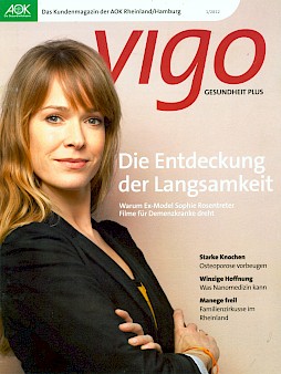 AOK Magazin, Februar 2012, Titelseite