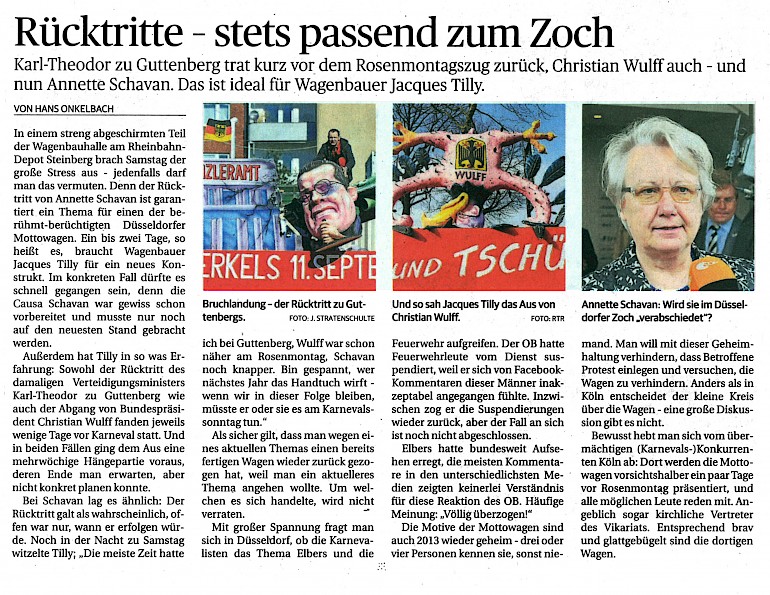 Rheinische Post, 11.2.2013