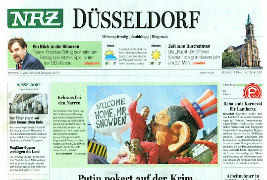 Neue Rhein Zeitung, 5.3.2014