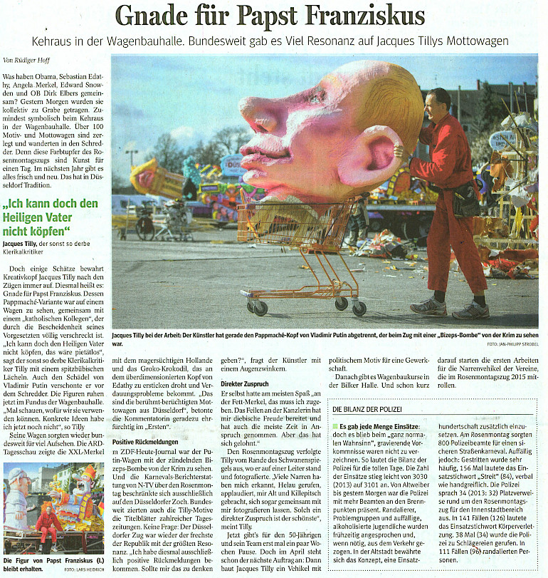 Neue Rhein Zeitung, 5.3.2014