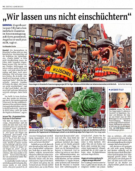 Westdeutsche Zeitung, 9.1.2015