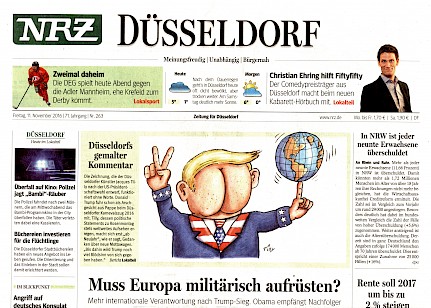 Neue Rhein Zeitung, 11.11.2016