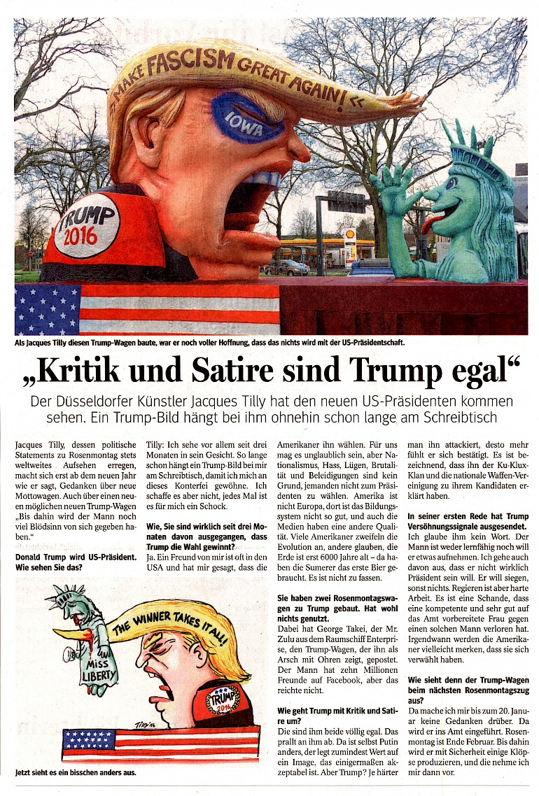 Neue Rhein Zeitung, 11.11.2016