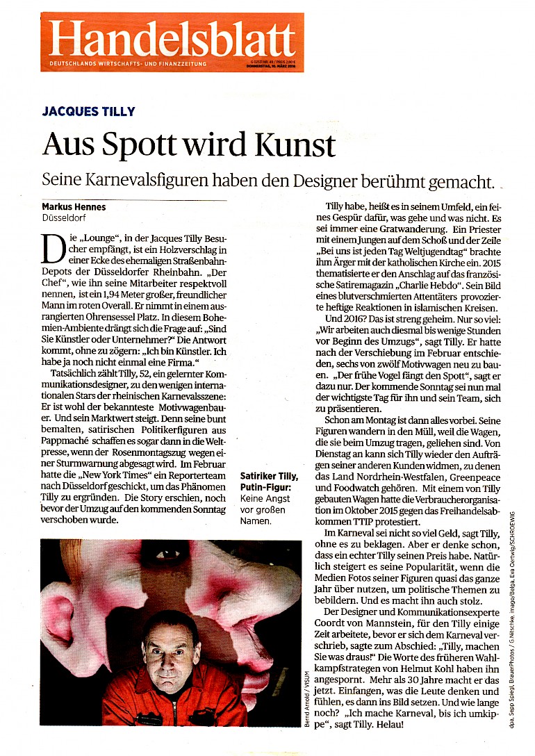 Handelsblatt, 10.3.2016