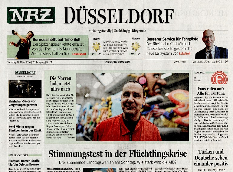 Neue Rhein Zeitung, 12.3.2016