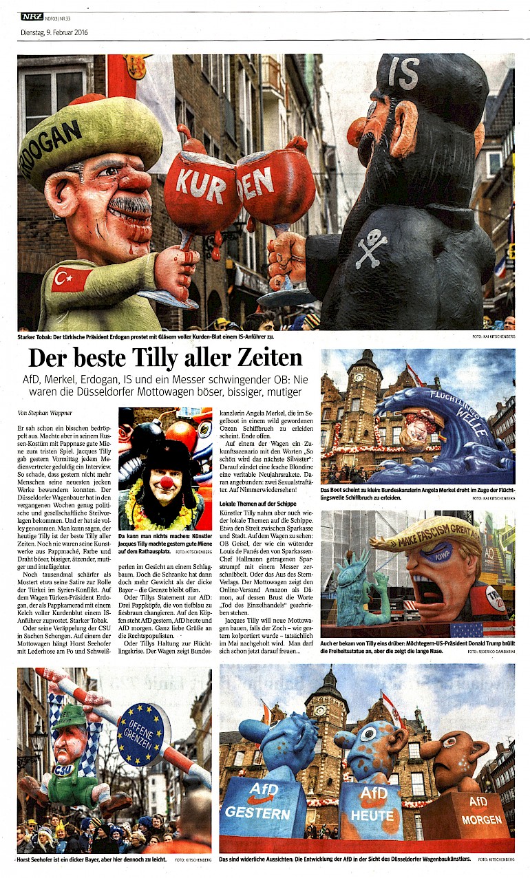 Neue Rhein Zeitung, 9.2.2016