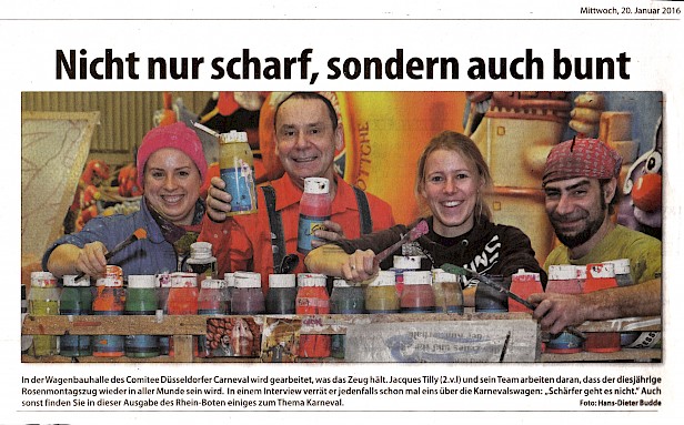 Rheinbote Titelseite, 20.1.2016