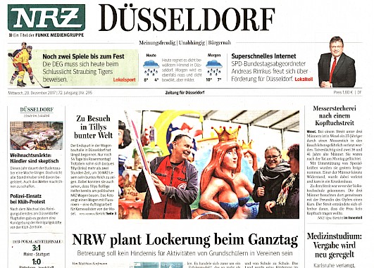 Neue Rhein Zeitung, Titel, 20.12.2017