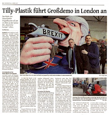 Westdeutsche Zeitung, 9.3.2017 Artikel im Wortlaut auf wz.de [http://www.wz.de/home/panorama/tilly-plastik-fuehrt-grossdemo-der-brexit-gegner-in-london-an-1.2393174]