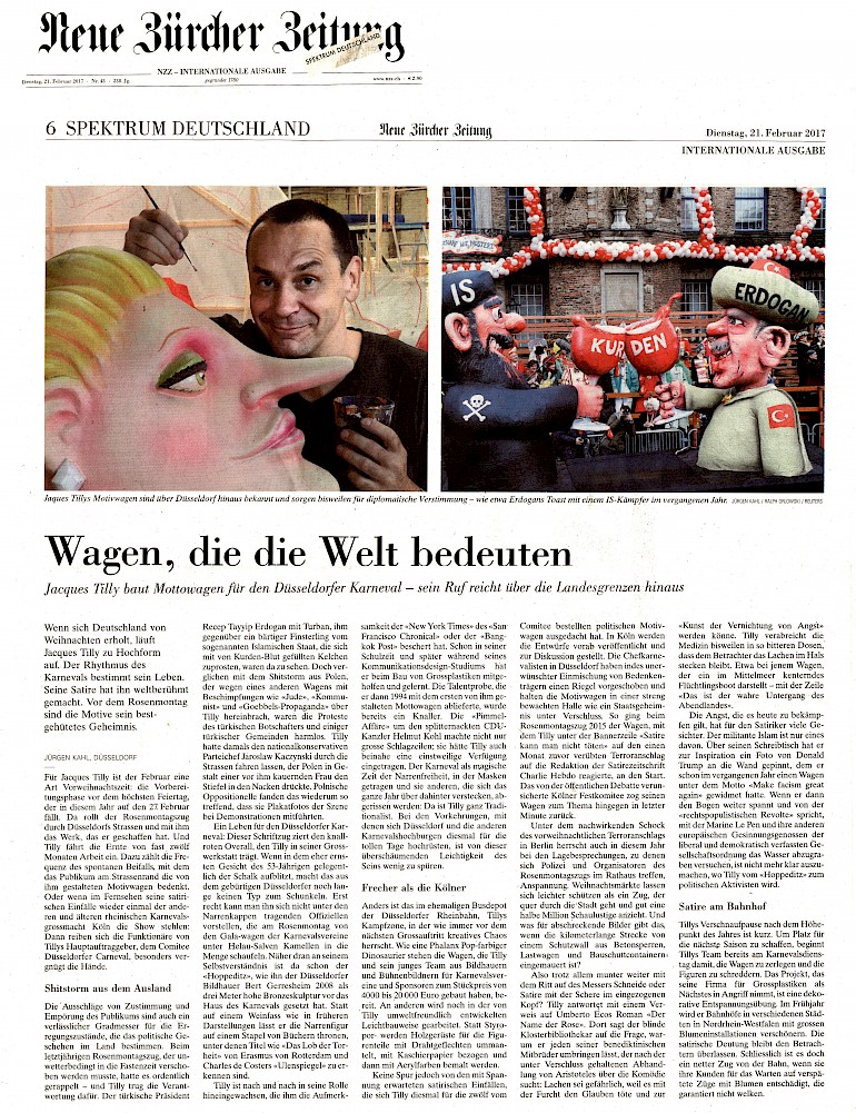 Neue Zürcher Zeitung, 21.2.2017