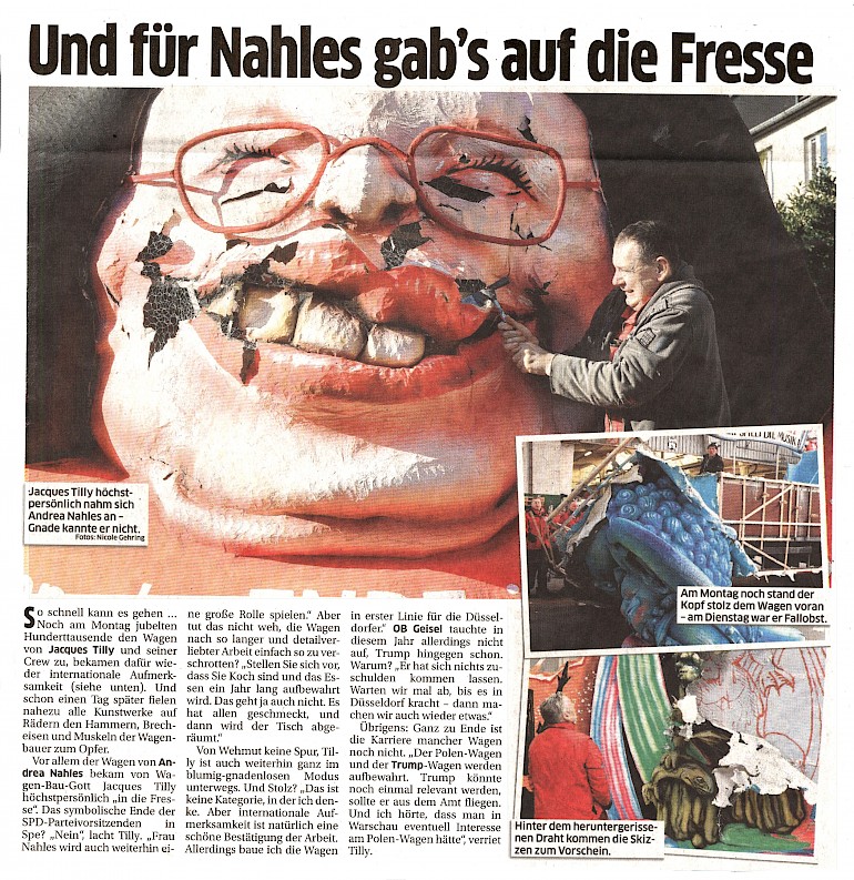 Express, 14.2.2018 Mehr Presse vom Wagenabriss [/pressespiegel/2018/abrisspresse-2018/mehr-presse-zum-abriss-der-karnevalswagen-2018/]