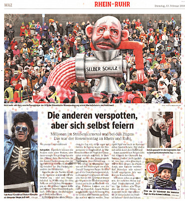 Westdeutsche Allgemeine Zeitung, 13.2.2018