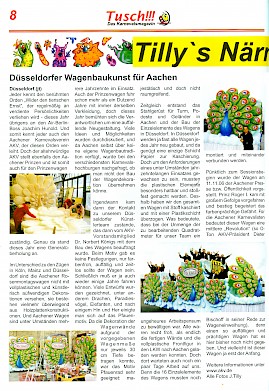 Karnevalsmagazin Tusch, Februar 2007 Artikel im Wortlaut [/karnevalswagen/prinzenwagen/aachener-pfauenwagen-2007/mehr-bilder-und-presse-zum-aachener-prinzenwagen-2007/p-2007-02-00-tusch-aachen-txt/]