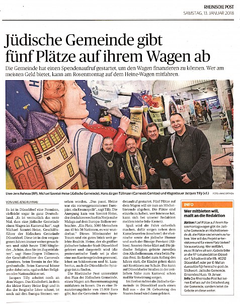 Rheinische Post, 13.1.2018