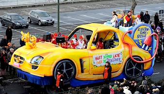 Mercedes Elektro-Auto E-Cell von oben