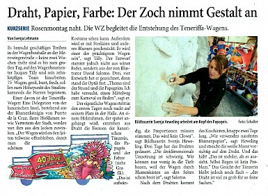 Westdeutsche Zeitung, 7.2.2012