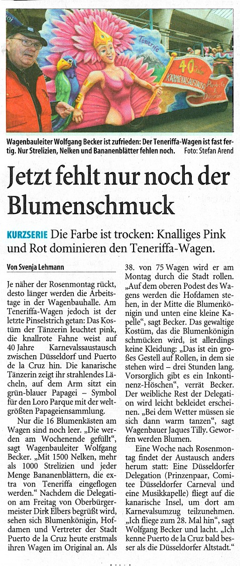Westdeutsche Zeitung, 18.3.2012