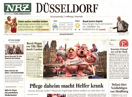 Neue Rhein Zeitung, Titelseite, 14.12.2018
