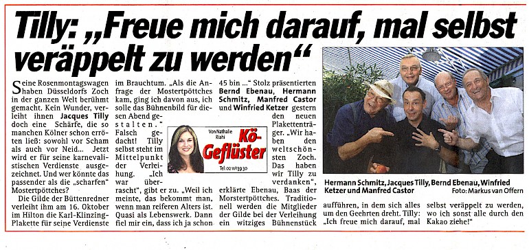 Express, 1.8.2008 - Artikel im Wortlaut [/pressespiegel/2008/2008-tilly-wird-geehrt/p-2008-08-01-express-geehrt-txt/] Mehr Presse zu diesem Thema [/pressespiegel/2008/2008-tilly-wird-geehrt/mehr-presse-zur-ehrung-durch-die-mostertpoettches/]