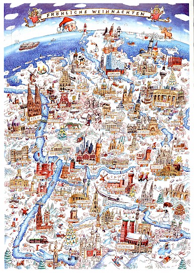 Deutschland als Wimmelbild 