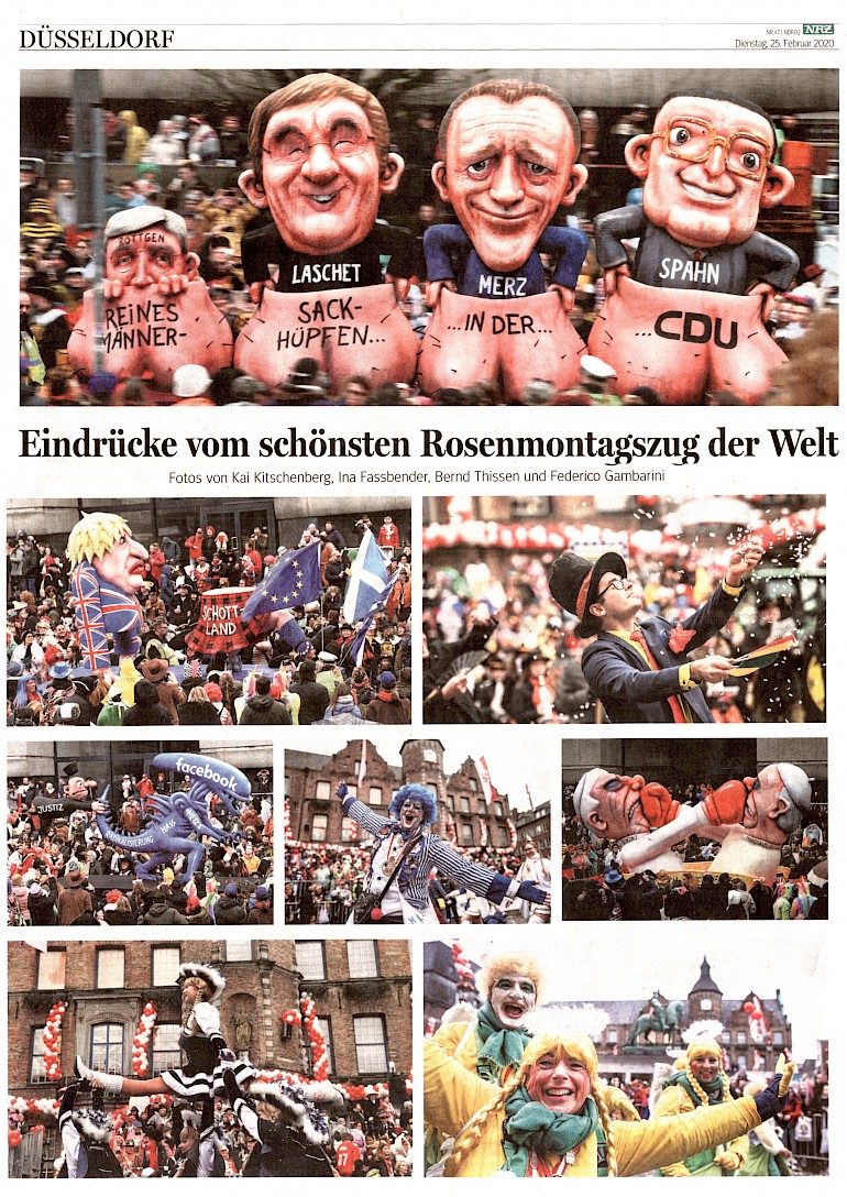 Neue Rhein Zeitung, 25.2.2020, Fotos