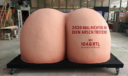 RTL-Arsch in der Werkstatt